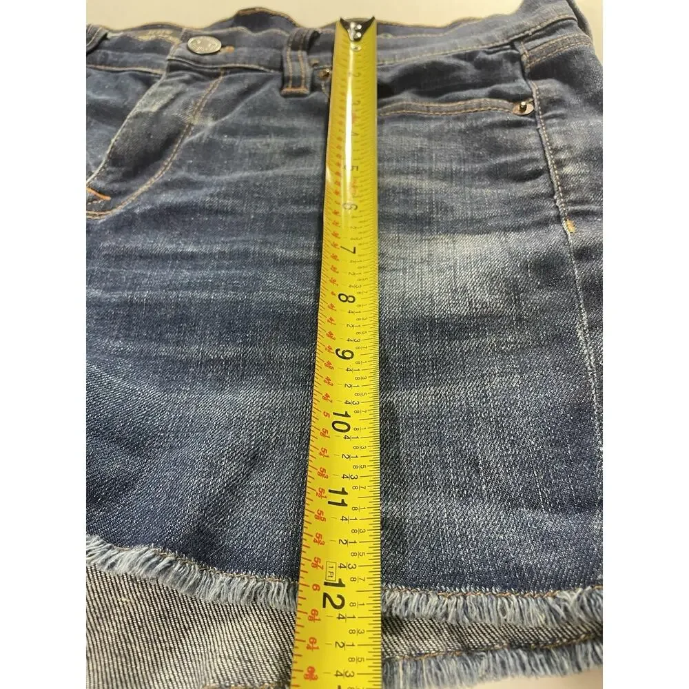 J.Crew Jeans Women's Size 28 Denim Cutoff Shorts Frayed Hem Blue